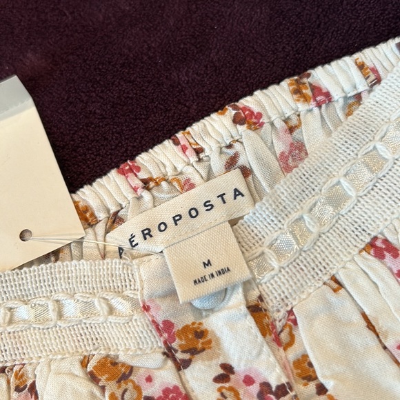 Aeropostale lace & ribbon trim cami / corset / crop top CUTE AF - Picture 4 of 8